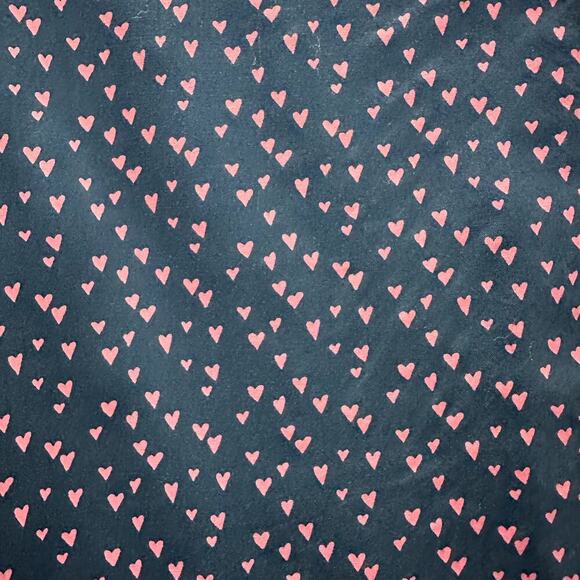 BeachLunchLounge Women's Medium Button Up Blouse Valentin's Day Hearts Flowy - Picture 10 of 10